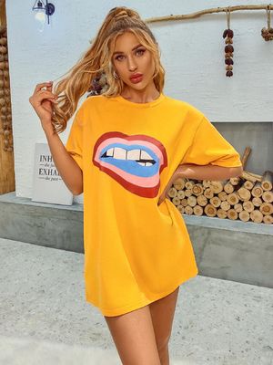 تی شرت با سبک و راحت لباس های بانوان پنبه ای