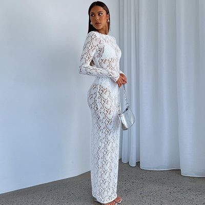 رنگ جامد لباس زنانه با پلور مدل بسته نوع مد تنفس سبک مناسب پوشاک بلند دست
