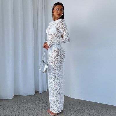 رنگ جامد لباس زنانه با پلور مدل بسته نوع مد تنفس سبک مناسب پوشاک بلند دست
