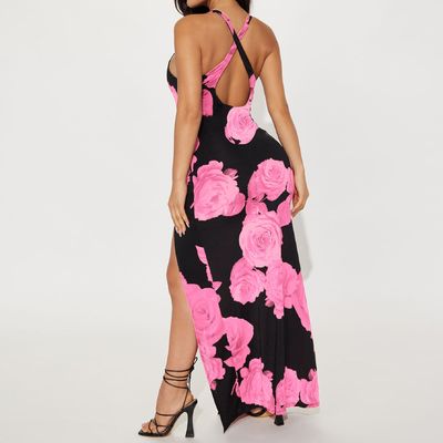 مدل بانوان چاپ دامن بلند لباس سکسی