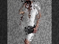 مدي خالي سکسي لاغر تناسب اندام پوشه کمر کوتاه